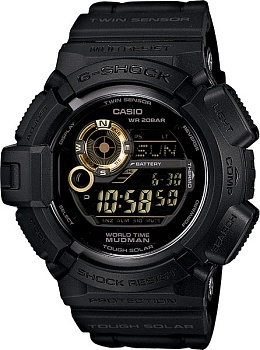 Японские наручные часы Casio G-SHOCK G-9300GB-1E с хронографом