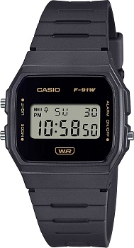 Японские наручные часы Casio Collection F-91WB-8A с хронографом