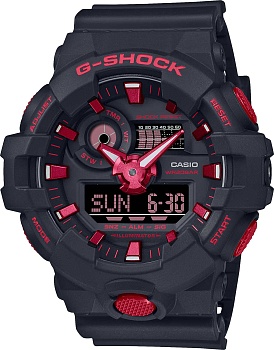 Японские наручные часы Casio G-SHOCK GA-700BNR-1A с хронографом