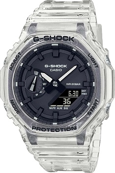 Японские наручные часы Casio G-SHOCK GA-2100SKE-7AER с хронографом