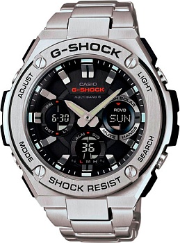 Японские наручные часы Casio G-SHOCK GST-W110D-1A с хронографом