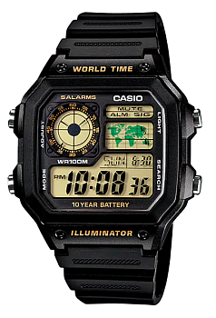 Японские наручные часы CASIO CASIO COLLECTION AE-1200WH-1B