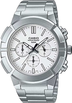 Японские наручные часы Casio Collection MTP-E500D-7A с хронографом