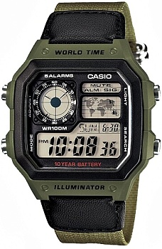 Японские наручные часы CASIO CASIO COLLECTION AE-1200WHB-3B