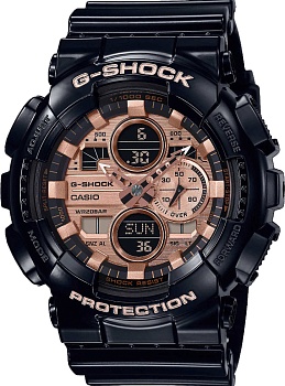 Японские наручные часы Casio G-SHOCK GA-140GB-1A2ER с хронографом