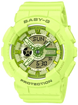 Японские наручные часы CASIO BABY-G BA-110YK-3A