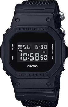 Японские наручные часы Casio G-SHOCK DW-5600BBN-1E с хронографом