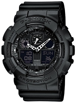 Японские наручные часы CASIO G-SHOCK GA-100-1A1