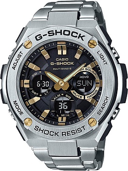 Японские наручные часы Casio G-SHOCK GST-W110D-1A9 с хронографом