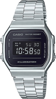 Японские наручные часы Casio Vintage A-168WEM-1E с хронографом