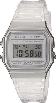 Японские наручные часы Casio Illuminator F-91WS-7EF с хронографом