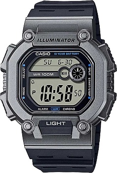 Японские наручные часы Casio Collection W-737H-1A2 с хронографом