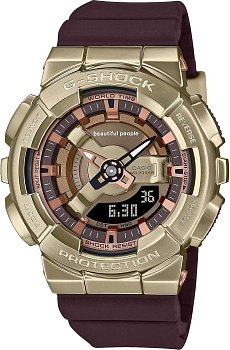Японские наручные часы Casio G-SHOCK GM-S110BP-5A с хронографом