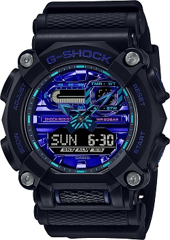 Японские наручные часы Casio G-SHOCK GA-900VB-1AER с хронографом