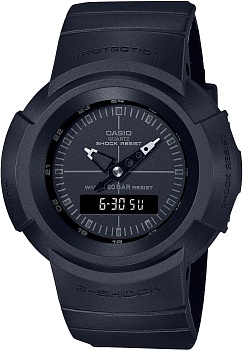 Японские наручные часы Casio G-SHOCK AW-500BB-1E с хронографом