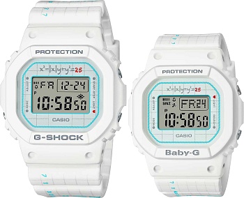 Набор парных часов Casio G-Shock & Baby-G LOV-21B-7