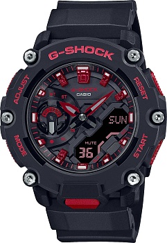 Японские наручные часы Casio G-SHOCK GA-2200BNR-1A с хронографом