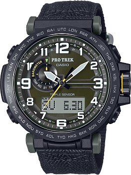 Японские наручные часы Casio Pro Trek PRG-601YB-3 с хронографом