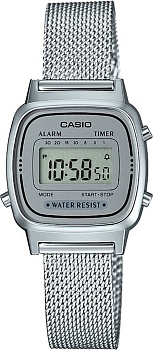 Японские наручные часы Casio Vintage LA-670WEM-7E с хронографом