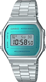 Японские наручные часы Casio Vintage A-168WEM-2E с хронографом