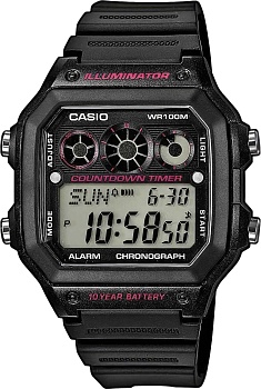 Японские наручные часы Casio Illuminator AE-1300WH-1A2