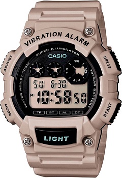 Японские наручные часы Casio Collection W-735H-8A2 с хронографом