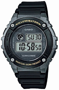 Японские наручные часы CASIO CASIO COLLECTION W-216H-1B
