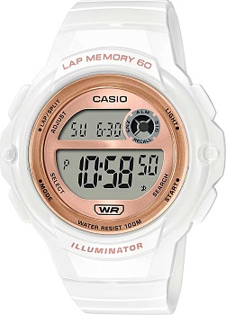 Японские наручные часы Casio Collection LWS-1200H-7A2 с хронографом