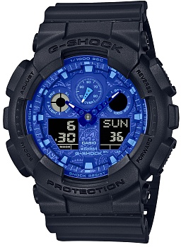 Японские наручные часы CASIO G-SHOCK GA-100BP-1A