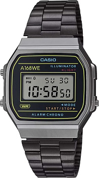 Японские наручные часы Casio Vintage A168WEHB-1A с хронографом