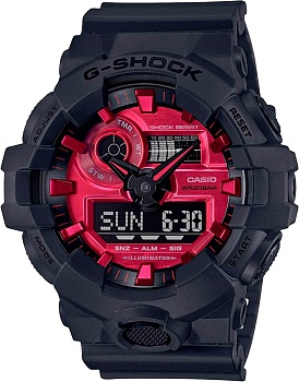 Японские наручные часы Casio G-SHOCK GA-700AR-1AER с хронографом
