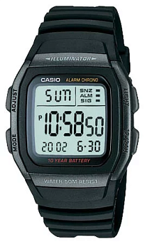 Японские наручные часы CASIO CASIO COLLECTION W-96H-1B