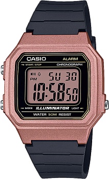 Японские наручные часы Casio Collection W-217HM-5AVEF с хронографом