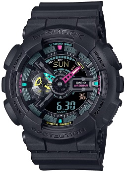 Японские наручные часы CASIO G-SHOCK GA-110MF-1A