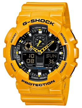 Японские наручные часы CASIO G-SHOCK GA-100A-9A