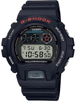 Японские наручные часы Casio G-SHOCK DW-6900-1V с хронографом
