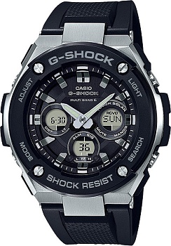 Японские наручные часы Casio G-SHOCK GST-W300-1A с хронографом