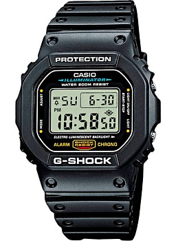 Японские наручные часы Casio G-SHOCK DW-5600E-1V с хронографом