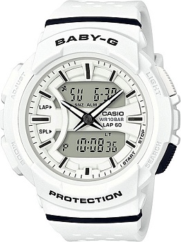 Японские спортивные наручные часы Casio Baby-G BGA-240-7A с хронографом