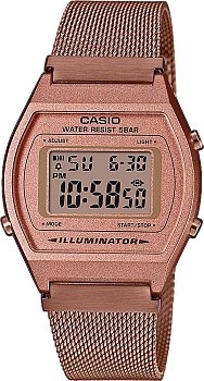 Японские наручные часы Casio Vintage B640WMR-5AEF с хронографом
