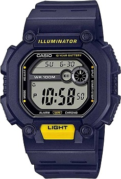 Японские наручные часы Casio Collection W-737H-2A с хронографом