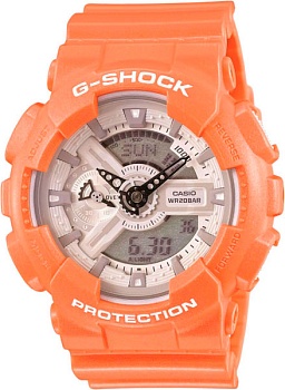 Японские наручные часы Casio G-SHOCK GA-110SG-4A с хронографом