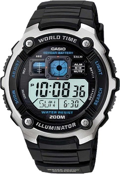 Японские наручные часы Casio Illuminator AE-2000W-1A с хронографом