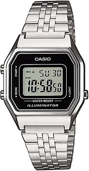 Японские наручные часы Casio Vintage LA-680WEA-1E с хронографом