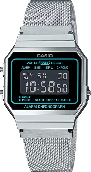Японские наручные часы Casio Vintage A700WEMS-1B с хронографом