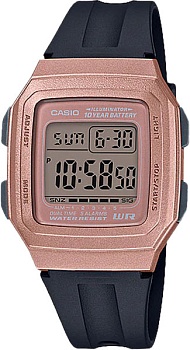 Японские наручные часы Casio Illuminator F-201WAM-5AVEF с хронографом