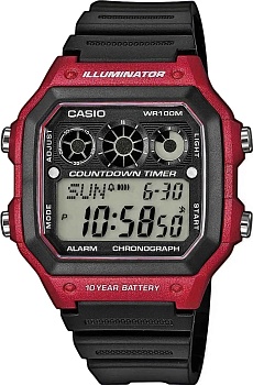 Японские наручные часы Casio Illuminator AE-1300WH-4A