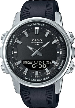 Японские наручные часы Casio Collection AMW-880-1A с хронографом