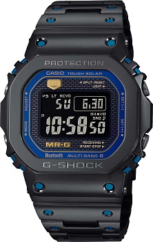 Японские титановые наручные часы Casio G-SHOCK MRG-B5000BA-1 с хронографом