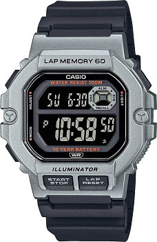 Японские наручные часы Casio Collection WS-1400H-1B с хронографом